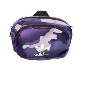 Adidas Purple Camo Belt Bag Hip Pack Fanny Pack Crossbody
